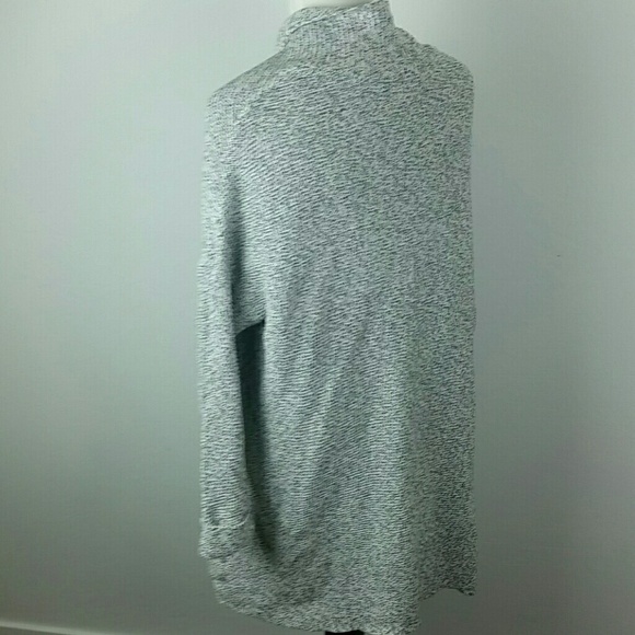 BASIC l Waterfall Gray Tweed Cardigan Sweater E1 - Picture 2 of 7